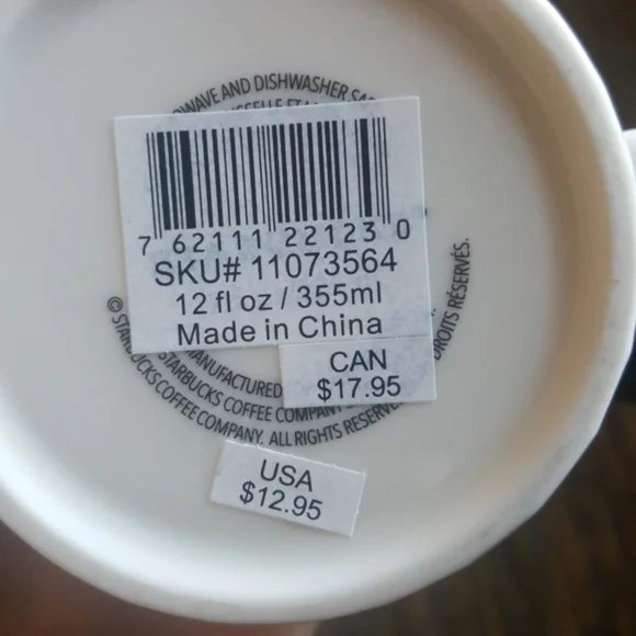 Starbucks 2017 Anniversary Collection navy white scales siren mug